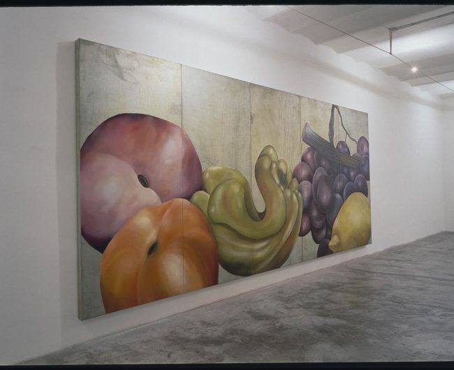 Oil on galvanized metal sheet_5 panels 120x270 - total dimension 600x270cm_private collection_1