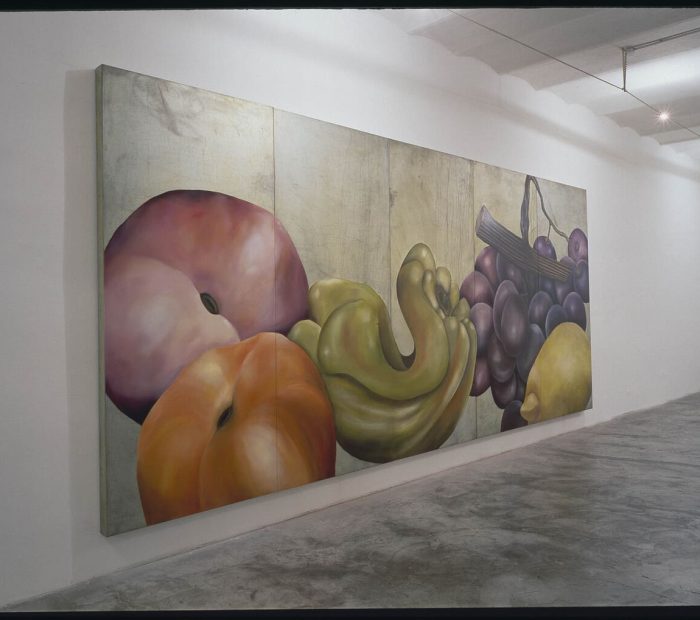 Oil on galvanized metal sheet_5 panels 120x270 - total dimension 600x270cm_private collection_1